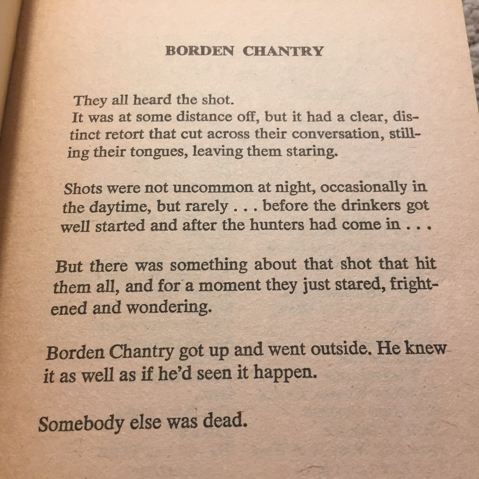 Borden Chantry Louis L’Amour 1977 Bantam Books Small Town Manhunt Justice