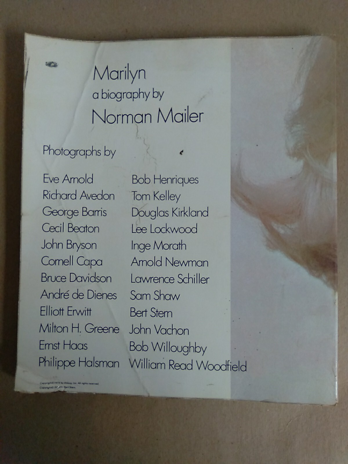 Marilyn a biography by Norman Mailer 1974 Large Softcover First PB Edition