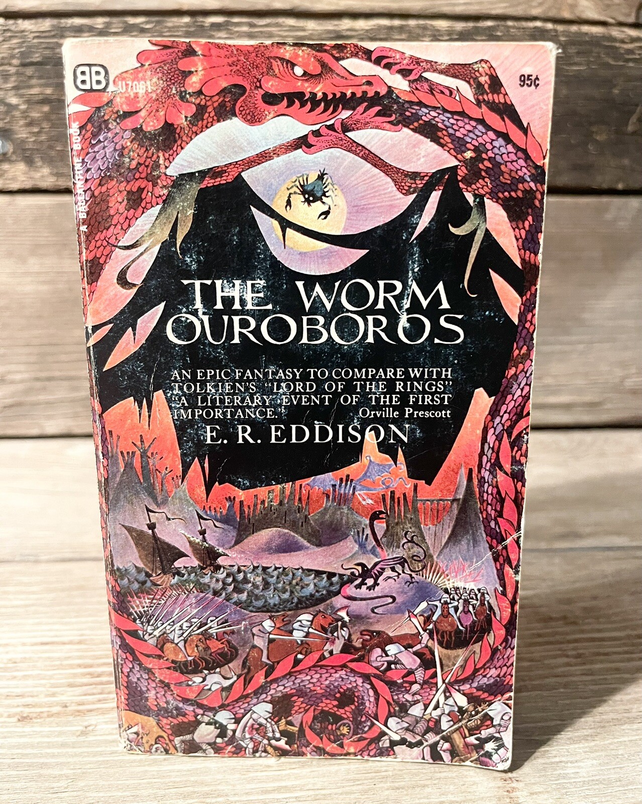 E.R. Eddison “The Worm Ouroboros” ~ Ballantine First Print 1967 Rare