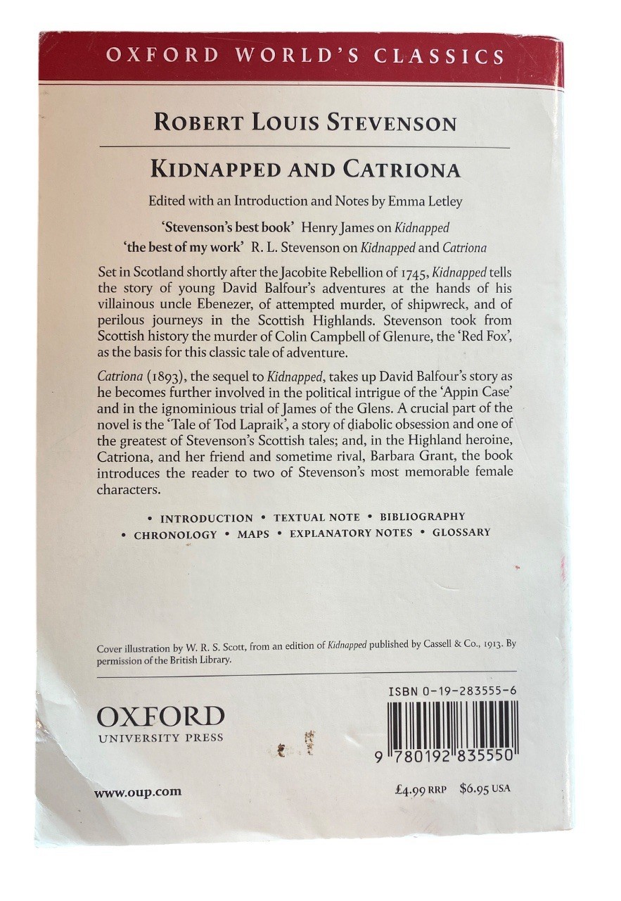 Kidnapped and Catriona by Robert Louis Stevenson (2002, Uk-Trade Paper)