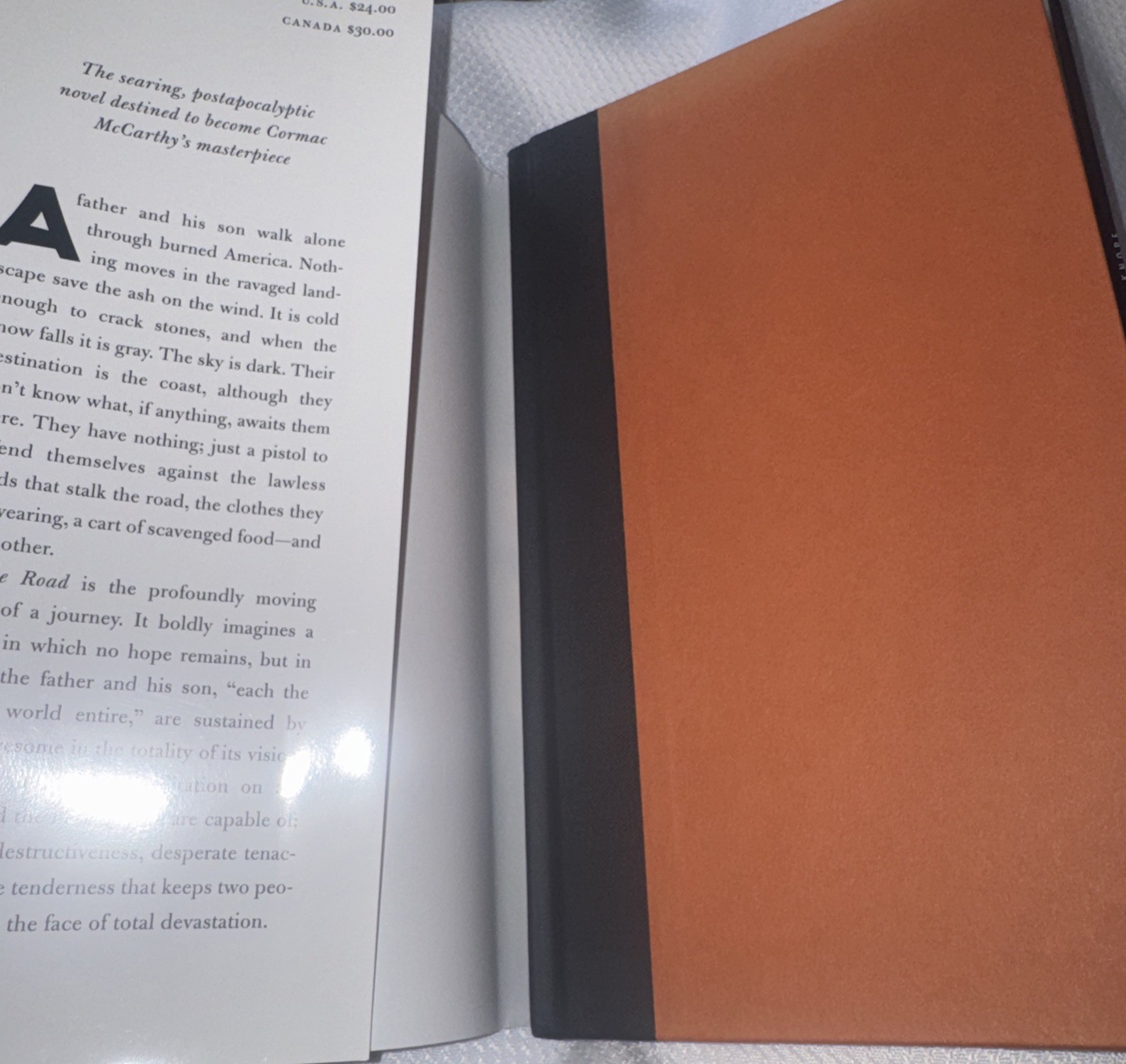 The Road By Cormac McCarthy First Edition Hardcover JC Coll DustJacket FREE SHIP