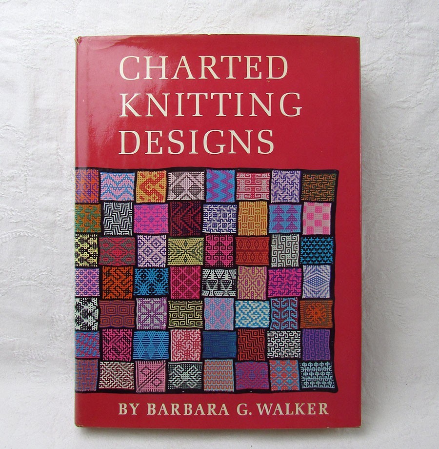 Charted Knitting Designs by Barbara G. Walker, 1972 Charles Scribner’s Sons HC
