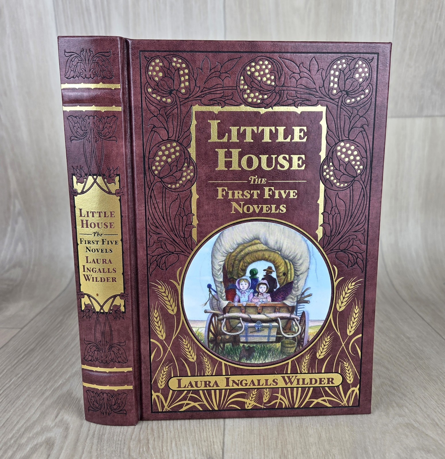 Little House: The First Five Novels by Laura Ingalls Wilder Leather Bound Gilt