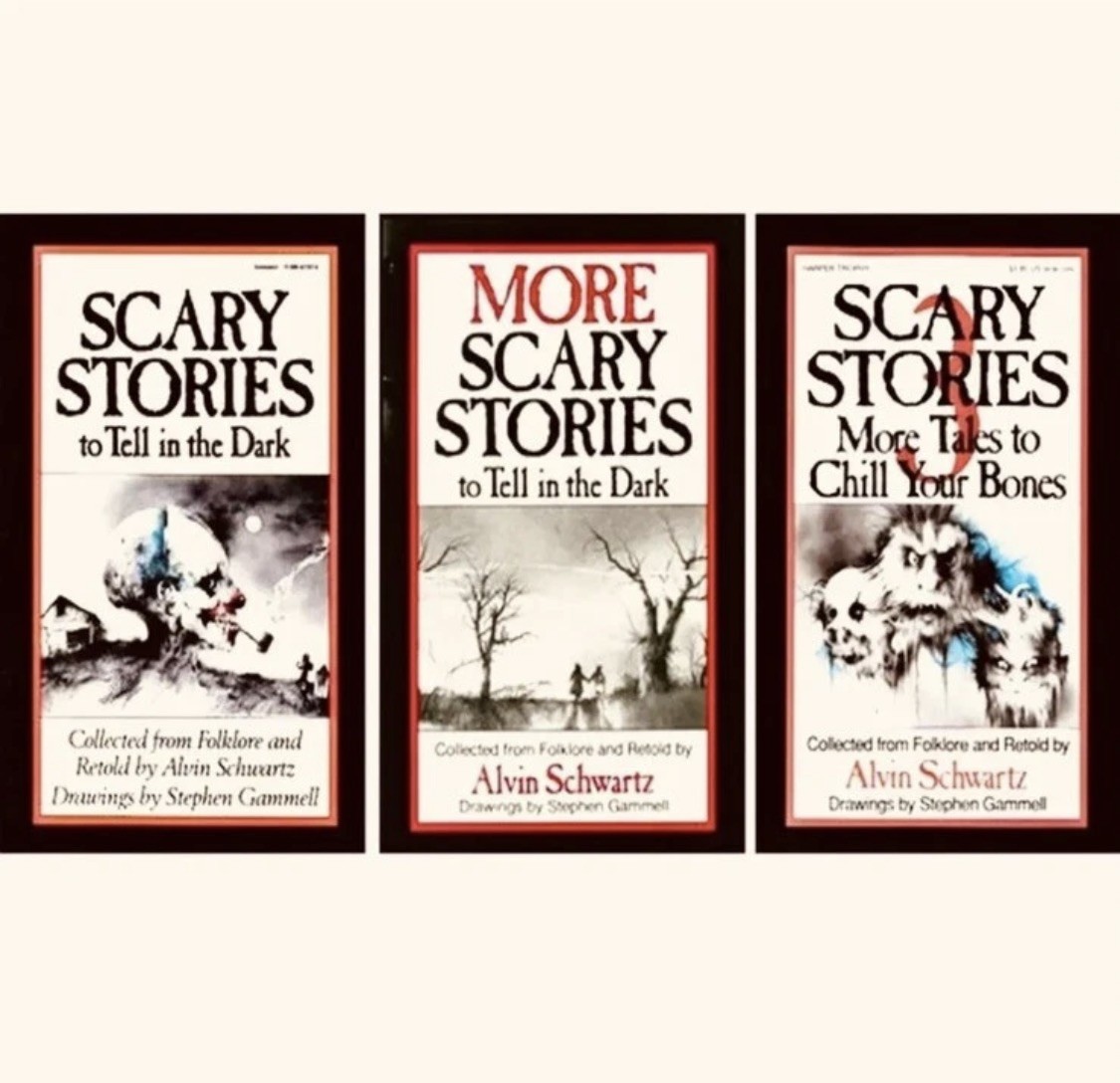 Scary Stories To Tell In the Dark Treasury Bk Set 1 2 3 Original Alvin Schwartz
