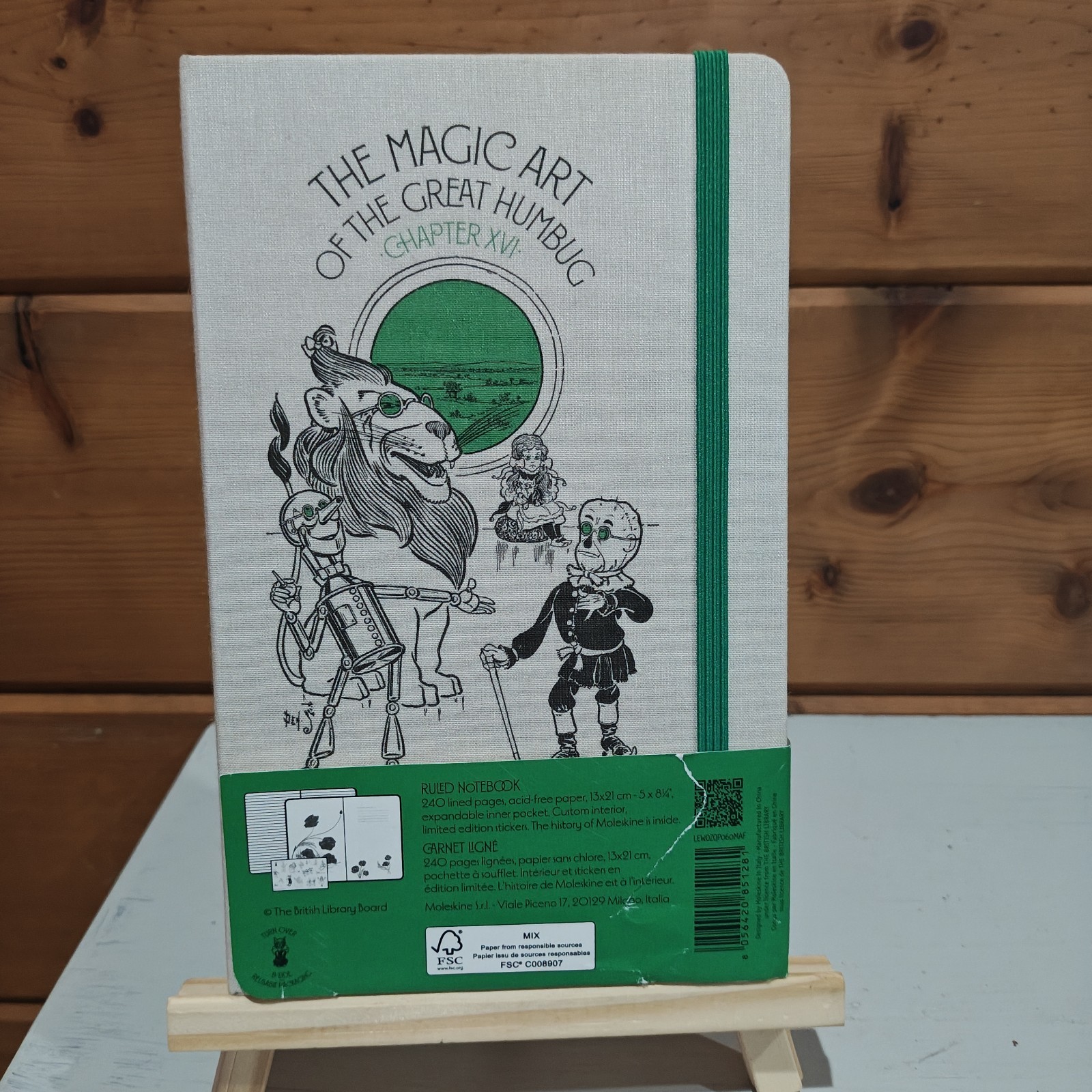 Moleskine Wizard Of Oz Ruled Notebook/Journal Hard Cover 5×8.25″ Limited Edition