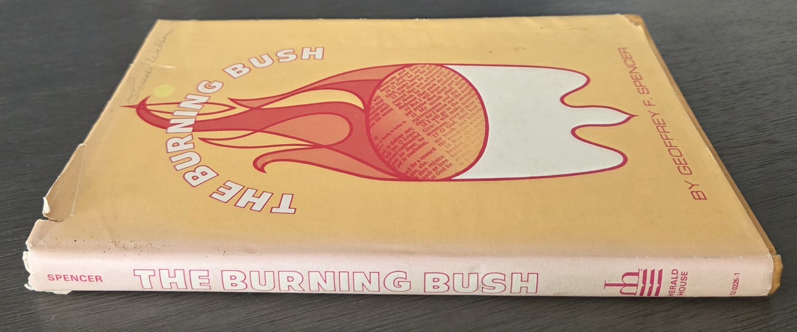 Vintage 1975 “The Burning Bush” Geoffrey F Spencer HC/DJ Herald Publ LDS History