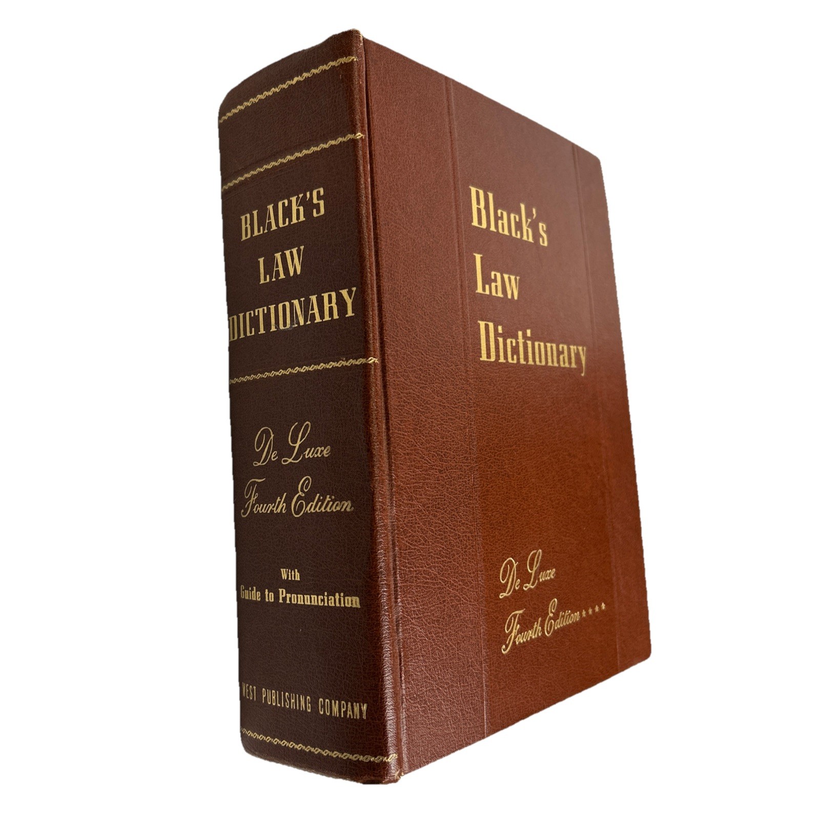 Black’s Law Dictionary De Luxe 4th Edition 1957 Guide Pronunciation Henry Black
