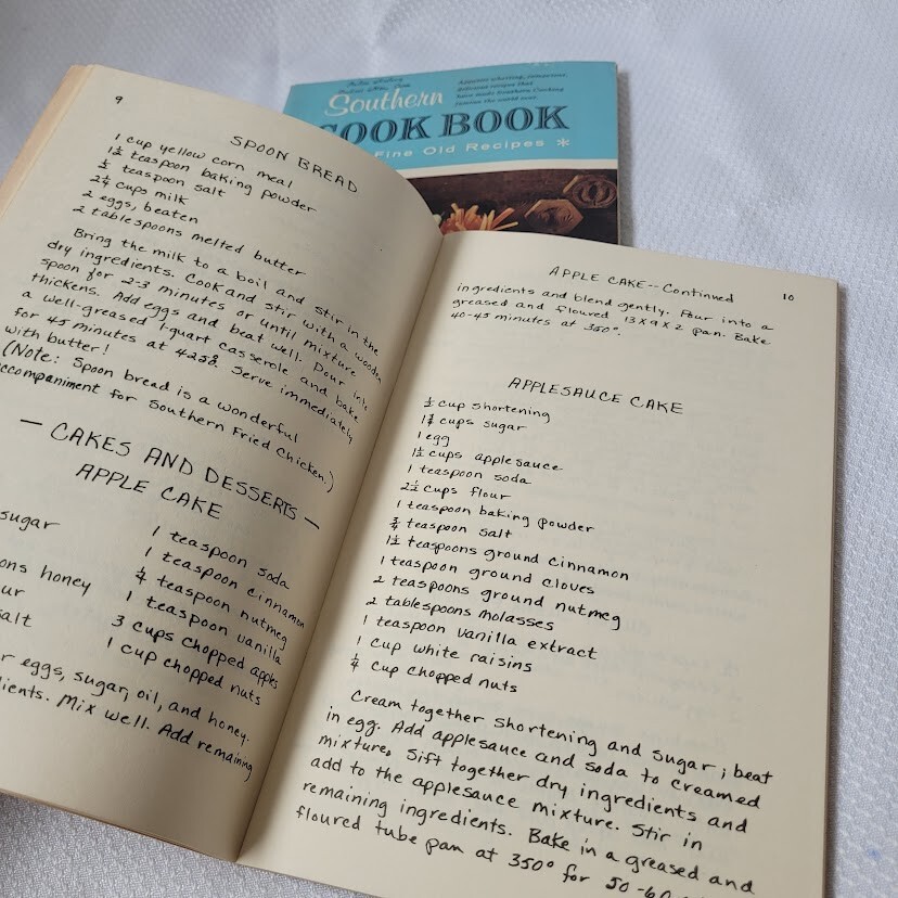Southern Recipes Cookbooks Bundle Lot 3 Hospitality Staple Handwritten Booklets
