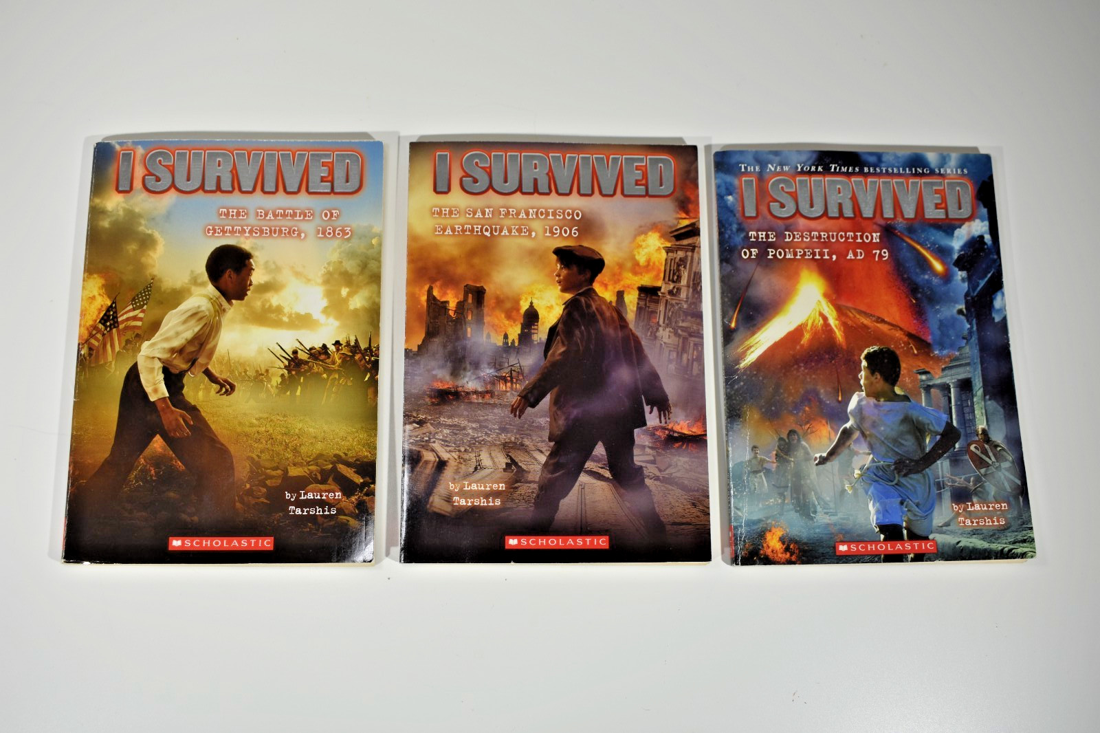 Lauren Tarshis “I Survived” Chapter Book Series Paperback – Gently Read Lot Of 9