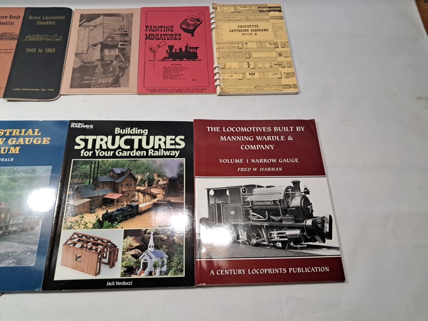 Lot Of 10 Railroad Modelling Books. Locomotives Trains Freight Cars J56 1