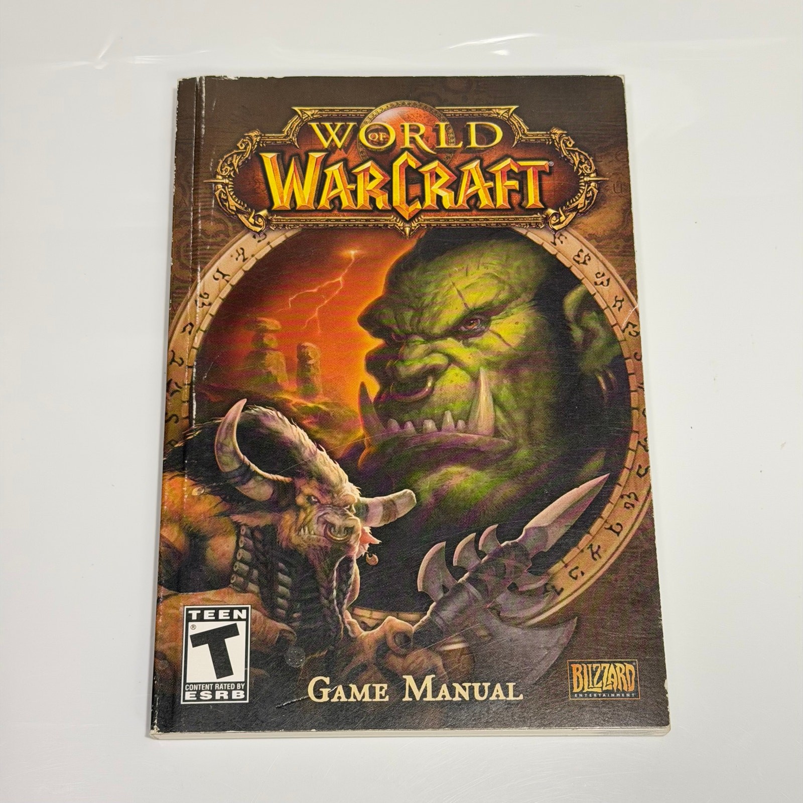 World of Warcraft Original Game Manual Blizzard PC Instruction Book 2004