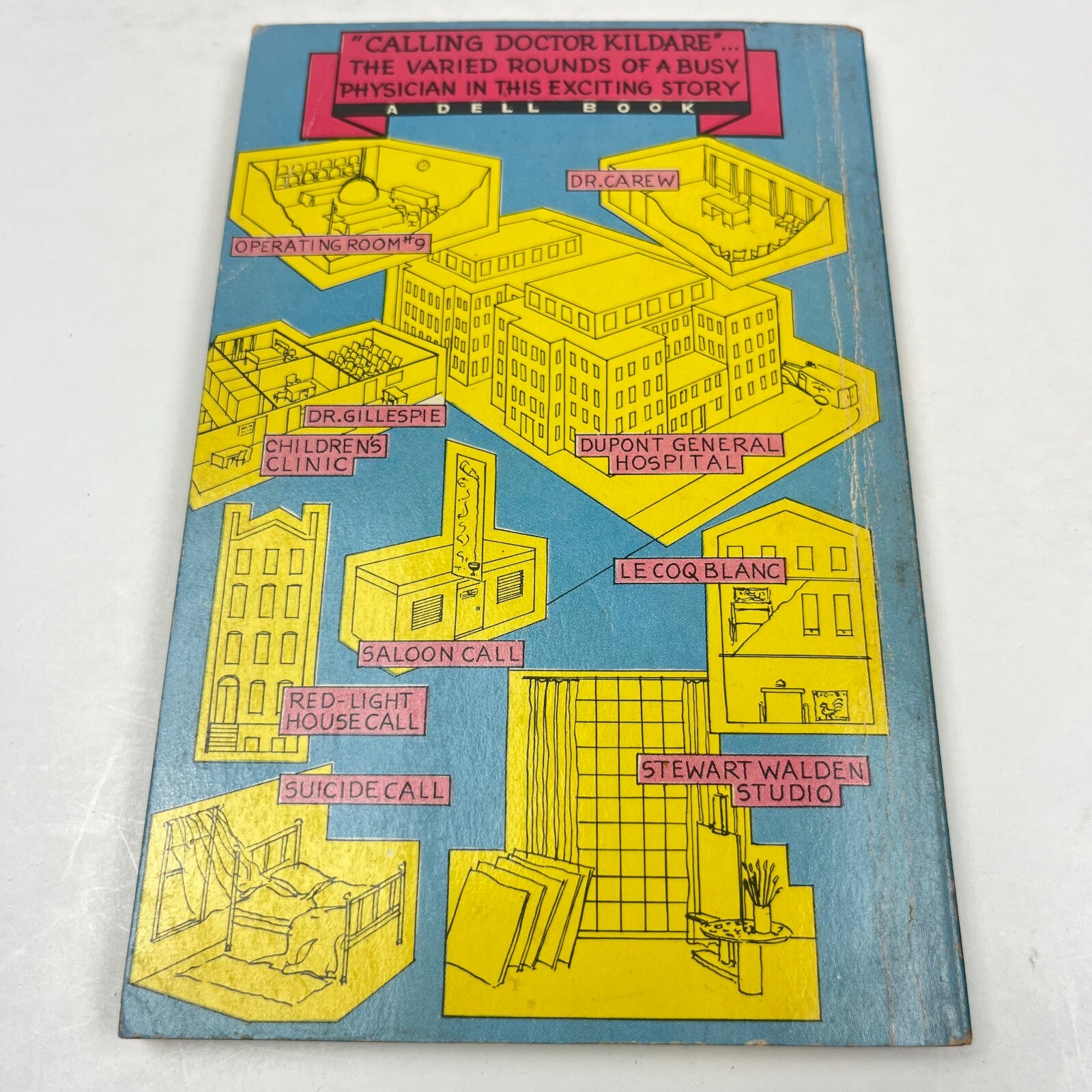 Map Back #329: Young Dr. Kildare 1st PB 1941 Max Brand, DELL Pulp Romance GGA