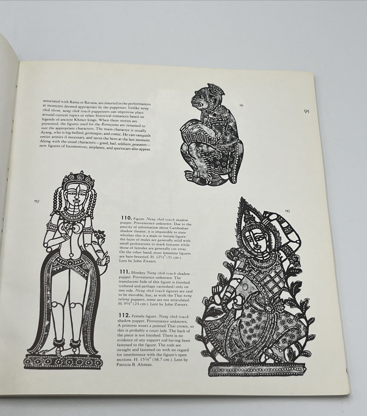 Asian Puppets Wall Of The World UCLA Museum Cultural Exhibit 1979 TPB Book