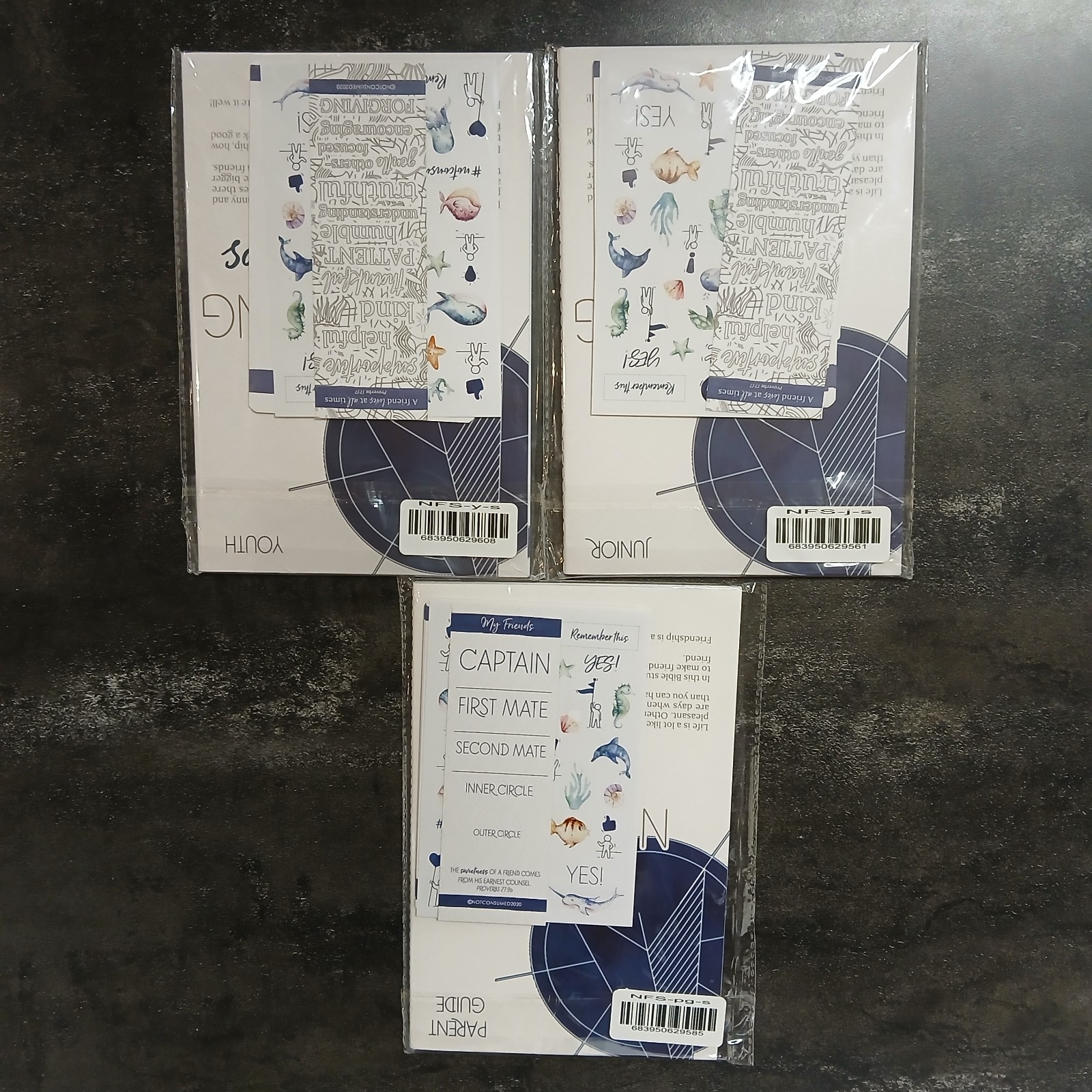 Navigating Friendships 3‑Booklet Set–Parent, Youth & Junior Kim Sorgius, Unused