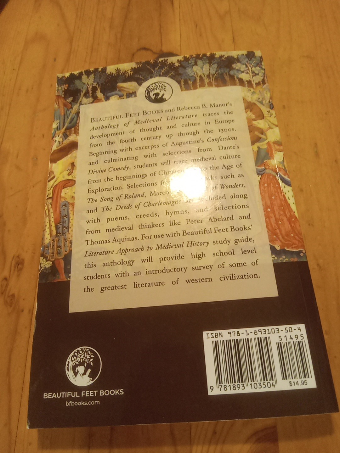 Anthology of Medieval Literature by Rebecca Berg Manor (2013, Trade Paperback)