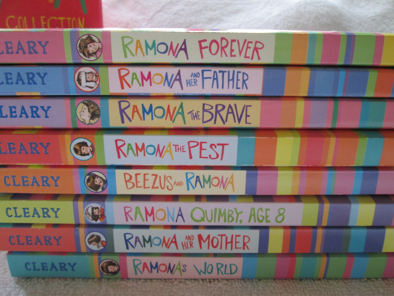 complete Ramona collection, 8 books, 2013 Harper-Collins childrens in package