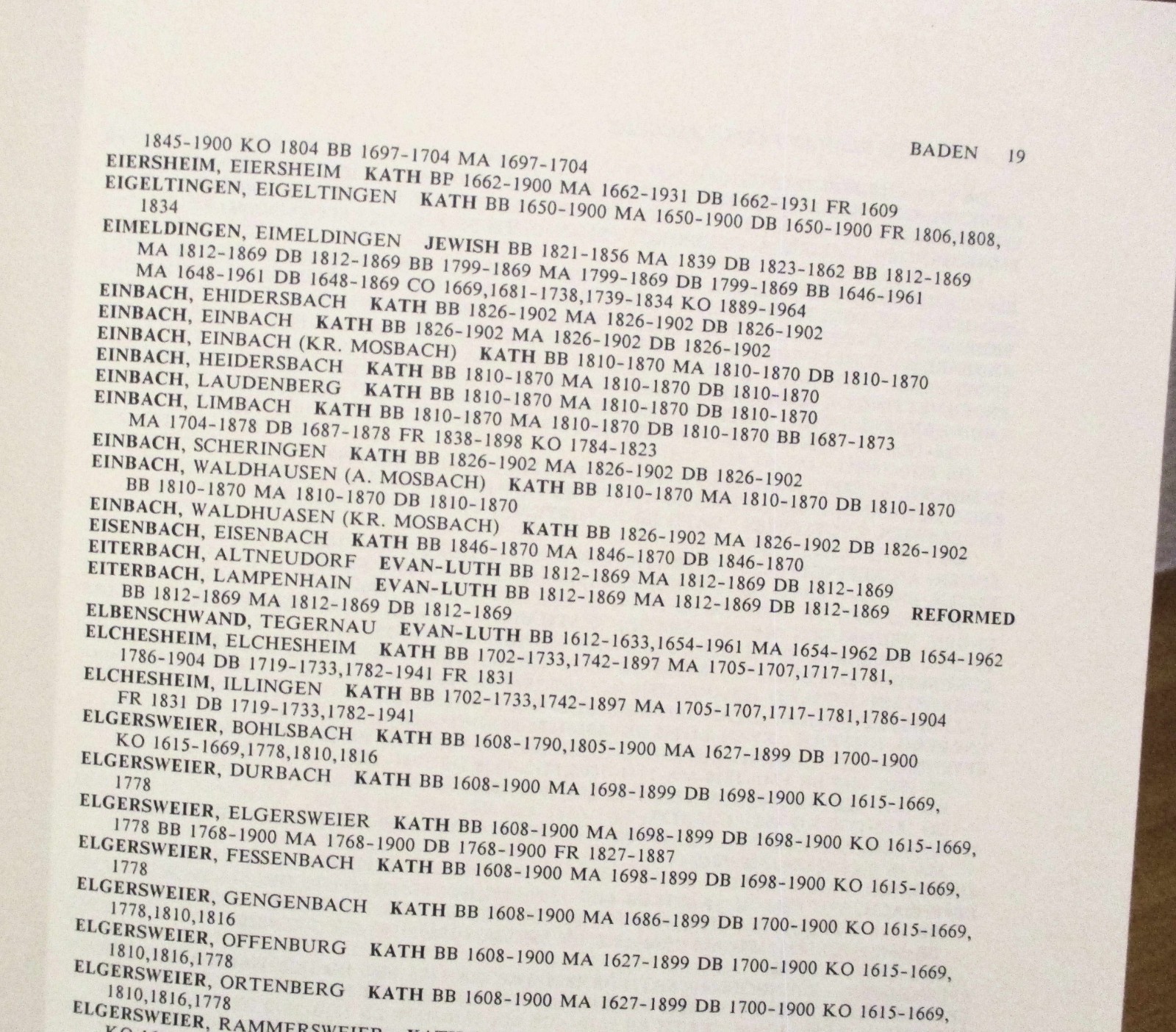 A GUIDE to GERMAN PARISH REGISTERS, Volume One, first edtion