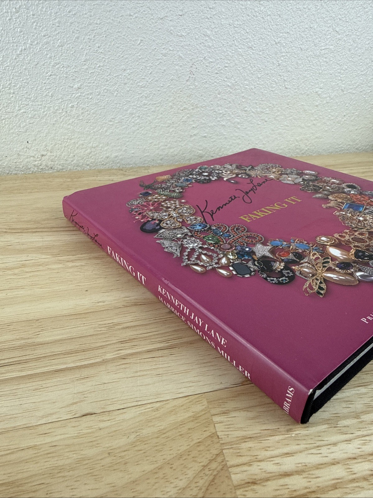 Kenneth Jay Lane: Faking It By Kenneth Jay Lane Hardcover Book SIGNED