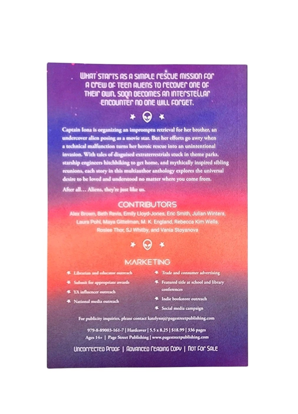 Why on Earth : An Alien Invasion Anthology Ed. Vania Stoyanova, Roslee Thor ARC