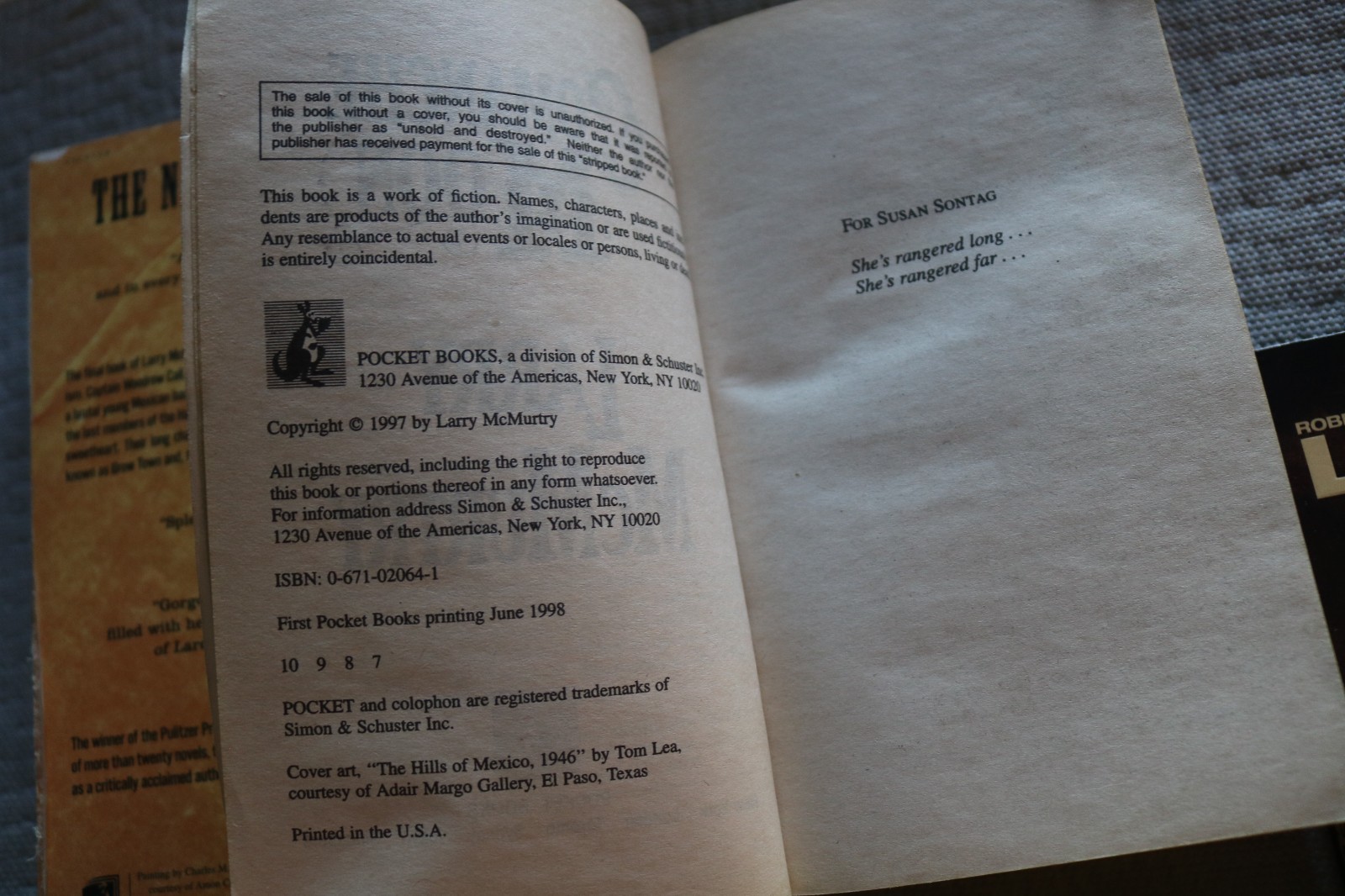 4 Larry McMurtry Lonesome Dove complete series paperback with free DVD