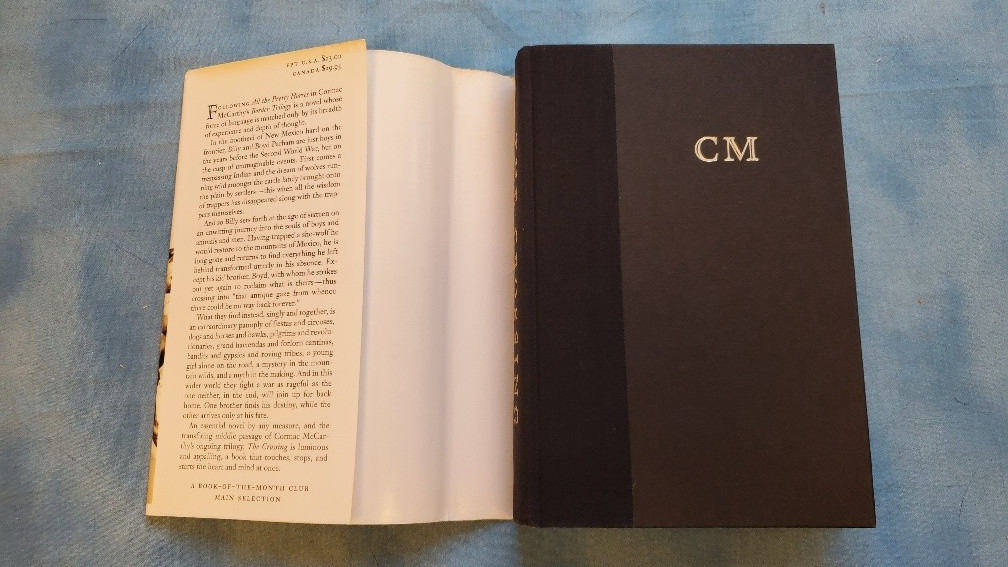 Crossing by Cormac Mccarthy (1994, Hardcover) 1st Edition 1st Print