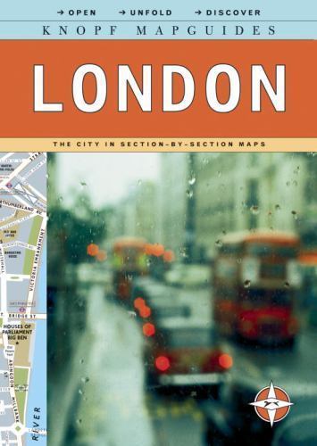 Knopf MapGuides: London: The City in Section-by-Section Maps – Paperback – GOOD