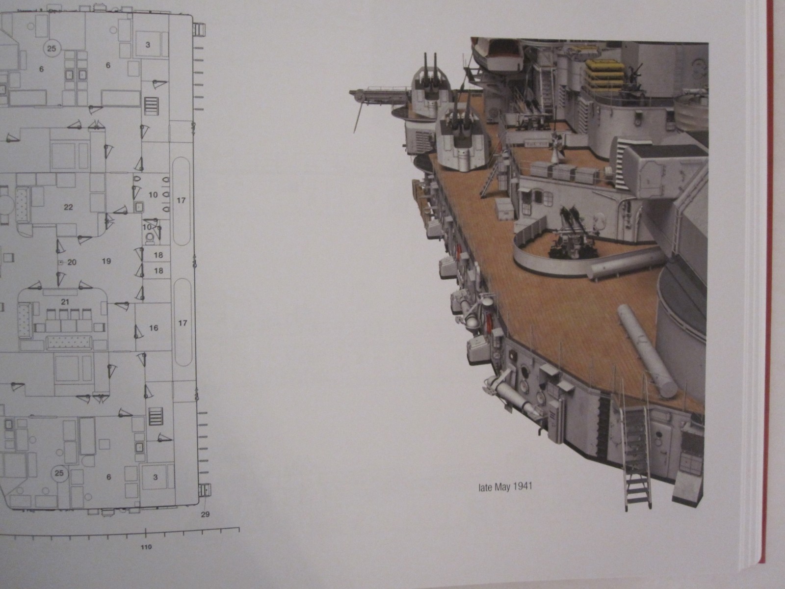 The Battleship Bismarck (Anatomy of The Ship) Hardcover, 256 pages