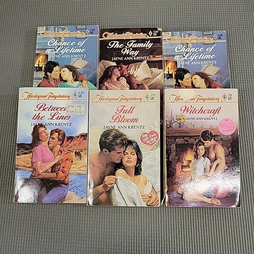 Lot of 24 JAYNE ANN KRENTZ romance paperbacks