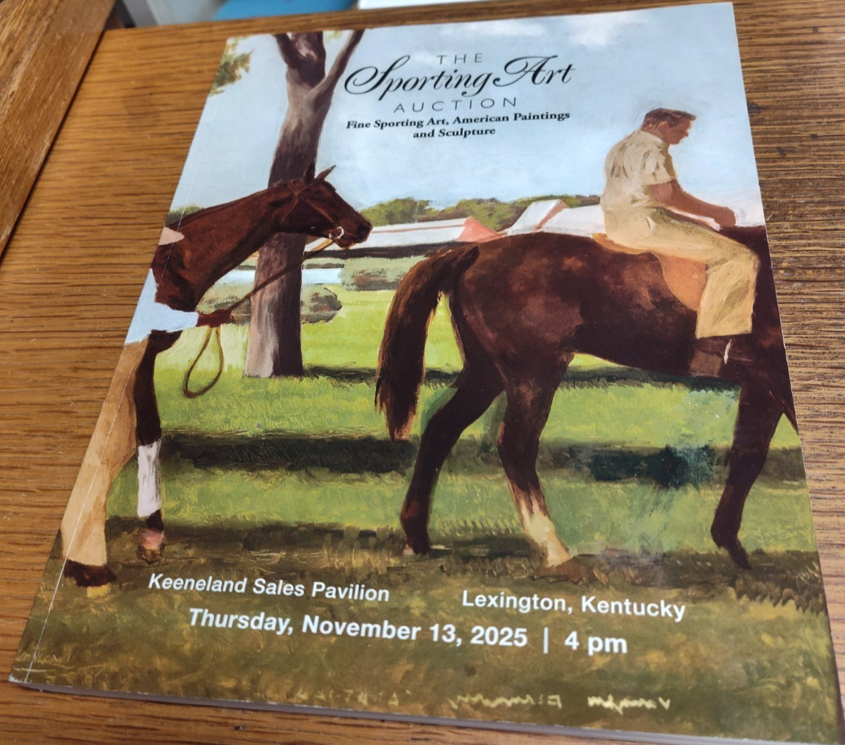 KEENELAND November 13, 2025, Sporting Art AUCTION Catalog