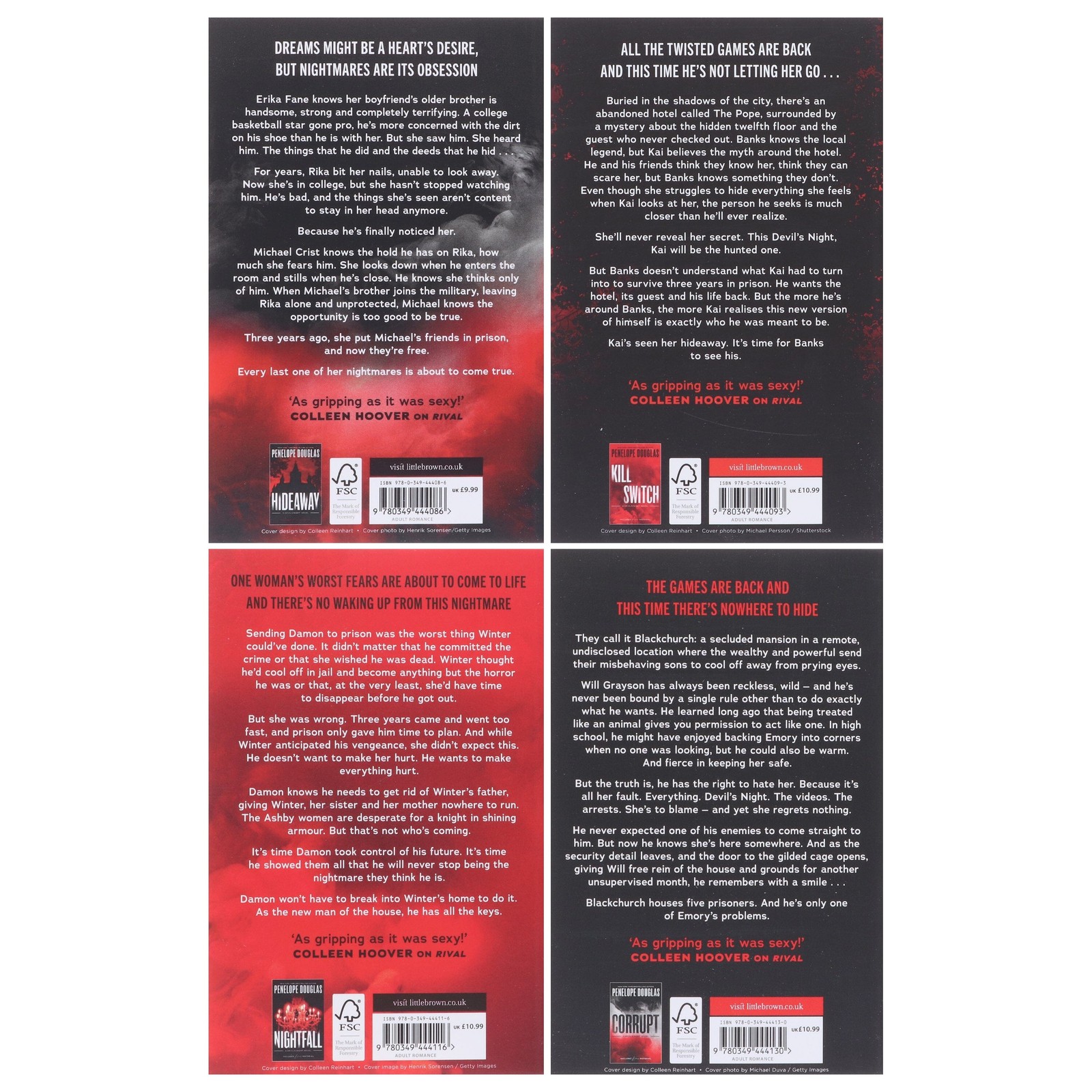 Devil’s Night Series By Penelope Douglas 4 Books Collection Set – Fiction – PB
