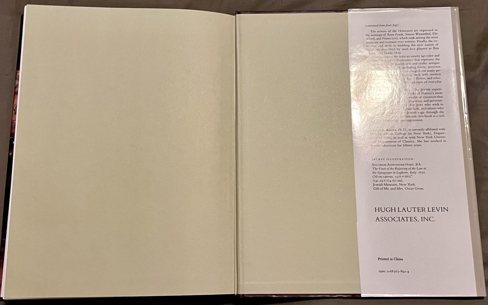 The Jews : A Treasury of Art and Literature (1992, Hardcover)