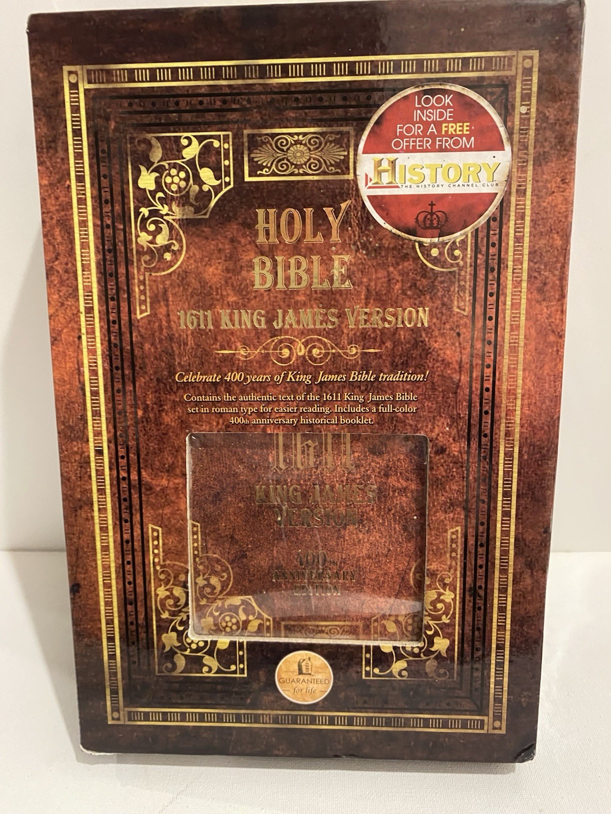 Holy Bible 1611 King James Version Commemorative Edition 400th Edition In Box