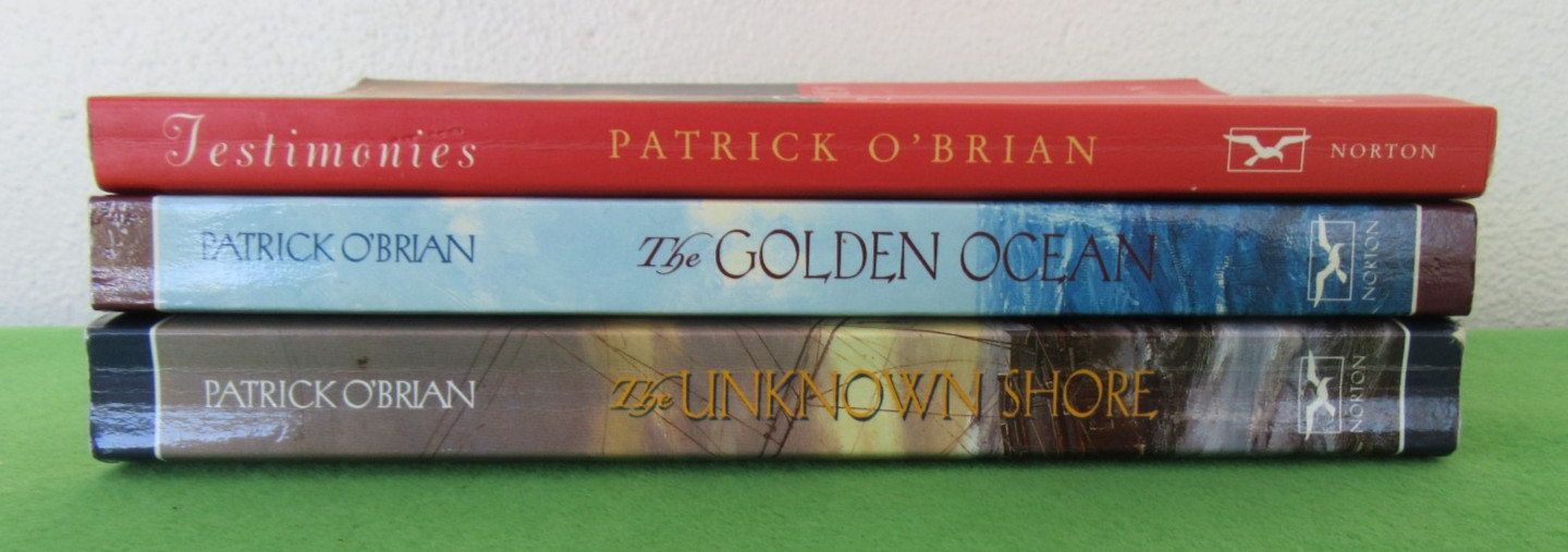 LOT 2 TRADE PB STANDALONE NOVELS BY PATRICK O’BRIAN: GOLDEN OCEAN; UNKNOWN SHORE