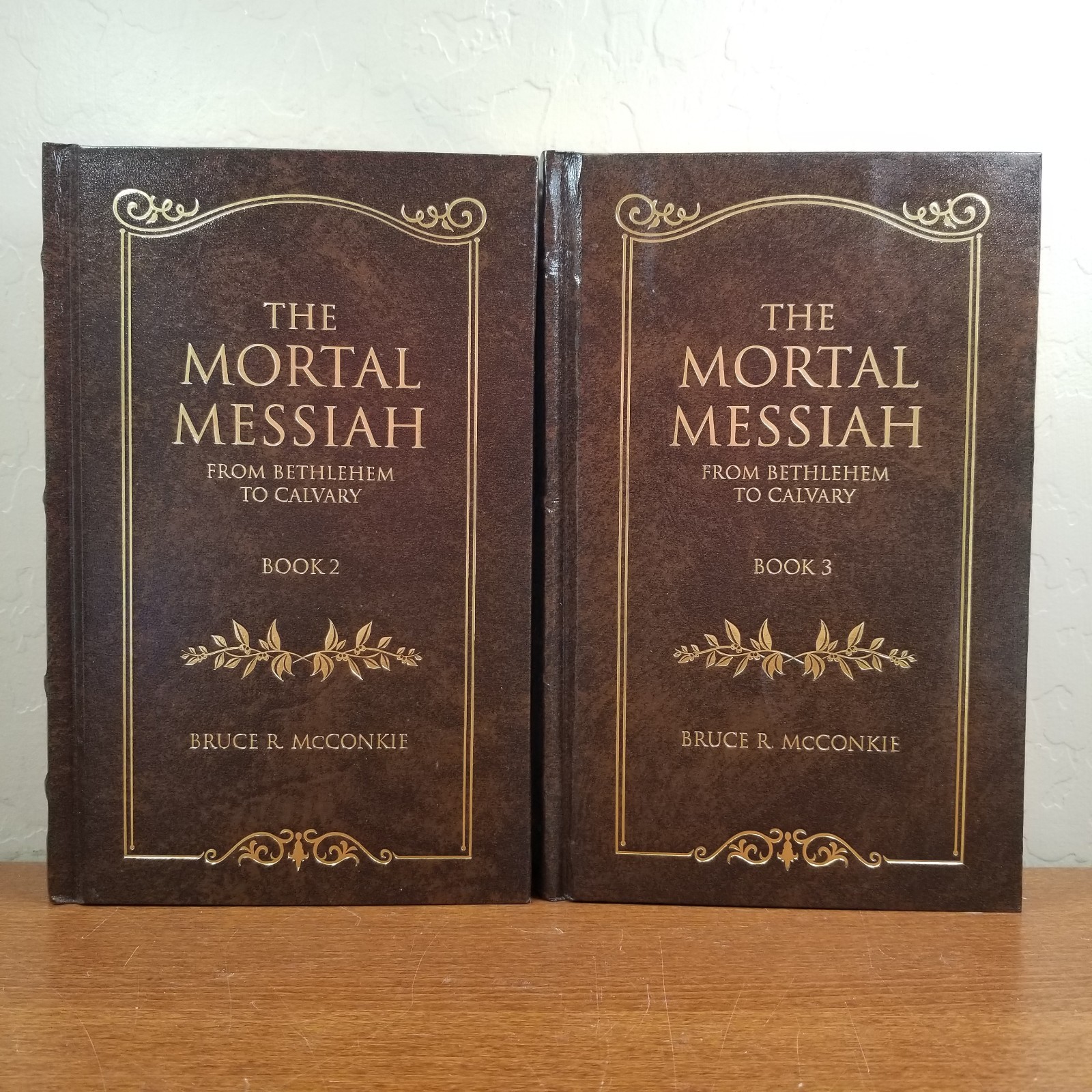 Complete Leather Set 6 Messiah Hardcover McConkie LDS Mortal Promised Millennial