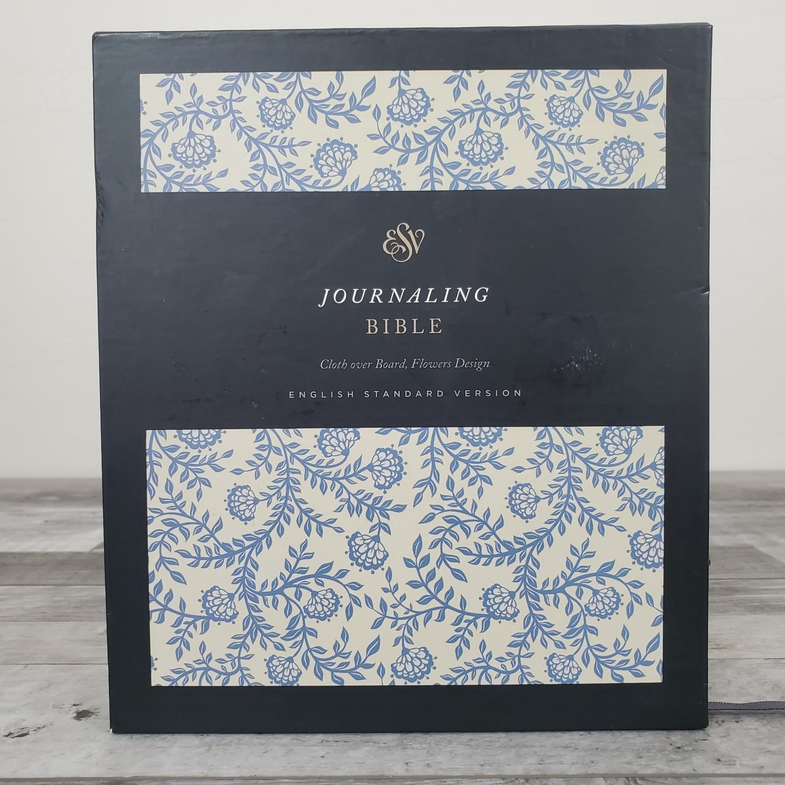 ESV Journaling Bible Cloth Over Board Floral Design with Slipcase