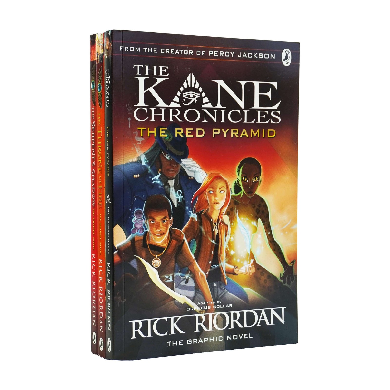 The Kane Chronicles Graphic Novels By Rick Riordan 3 Books Set – Paperback