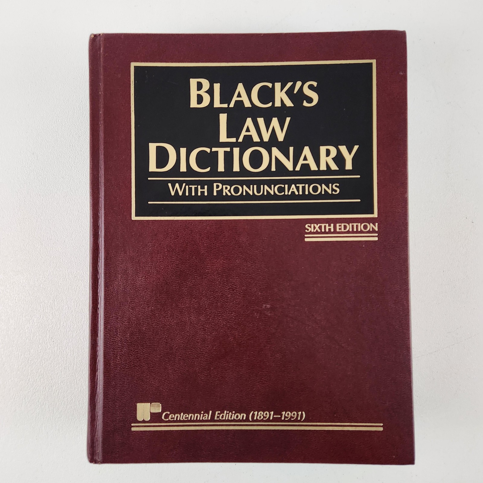 Vintage Black’s Law Dictionary With Pronunciations Henry C Black Ewtn Maroon HC