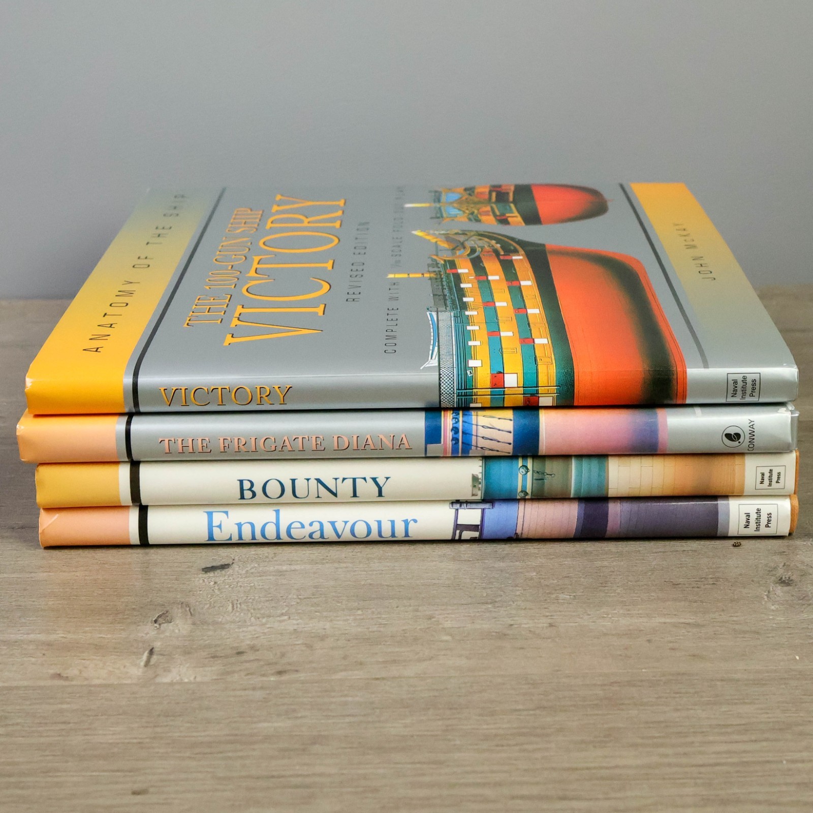 Anatomy of the Ship Lot of 4 HMS Victory Diana Endeavour Bounty HC w/ Jackets