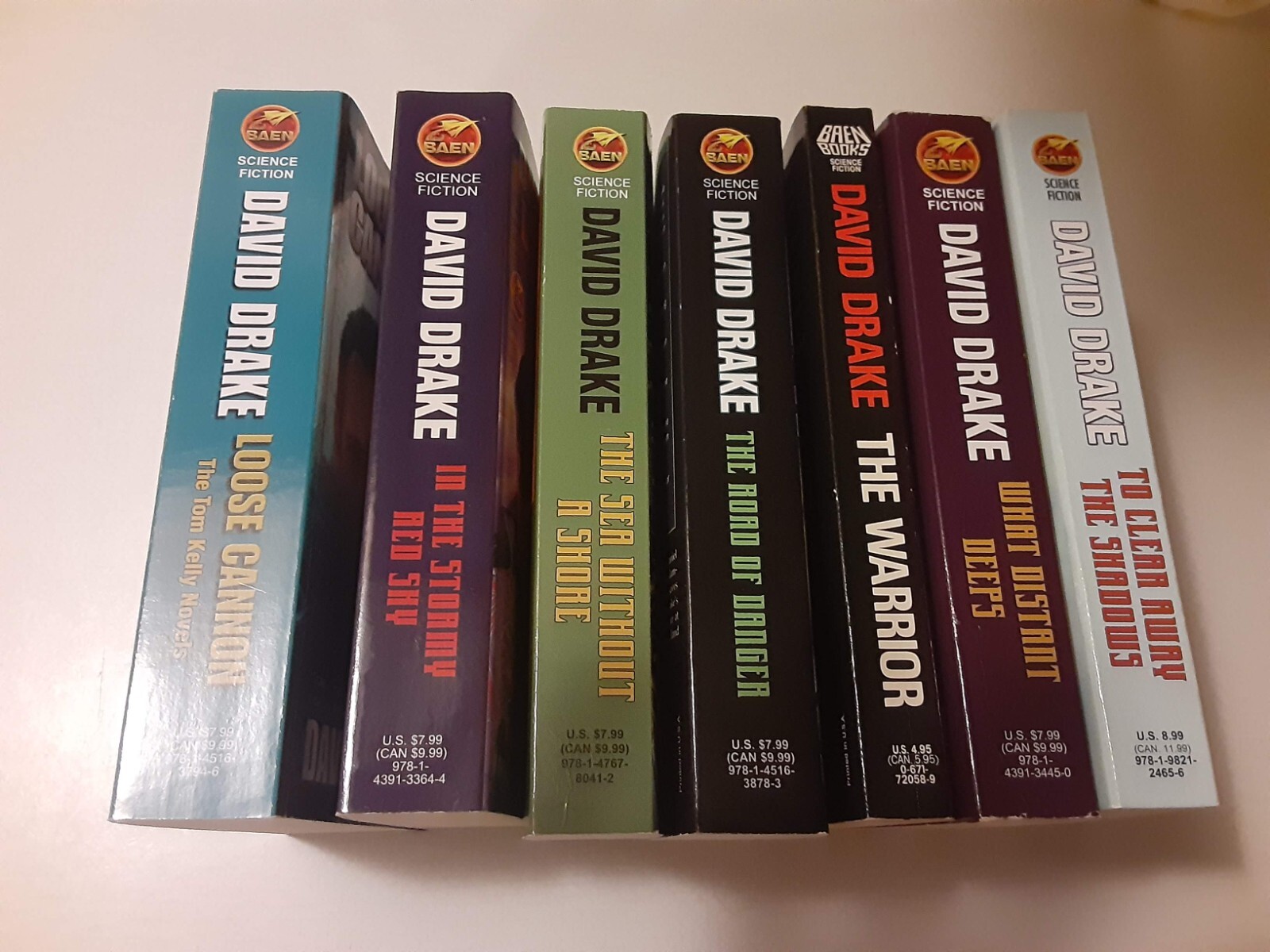 HUGE LOT of 7 — David Drake — BAEN Publishing — PB Books (See List)