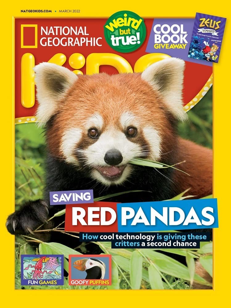 National Geographic Kids Magazine – March 2022 – Saving Red Pandas