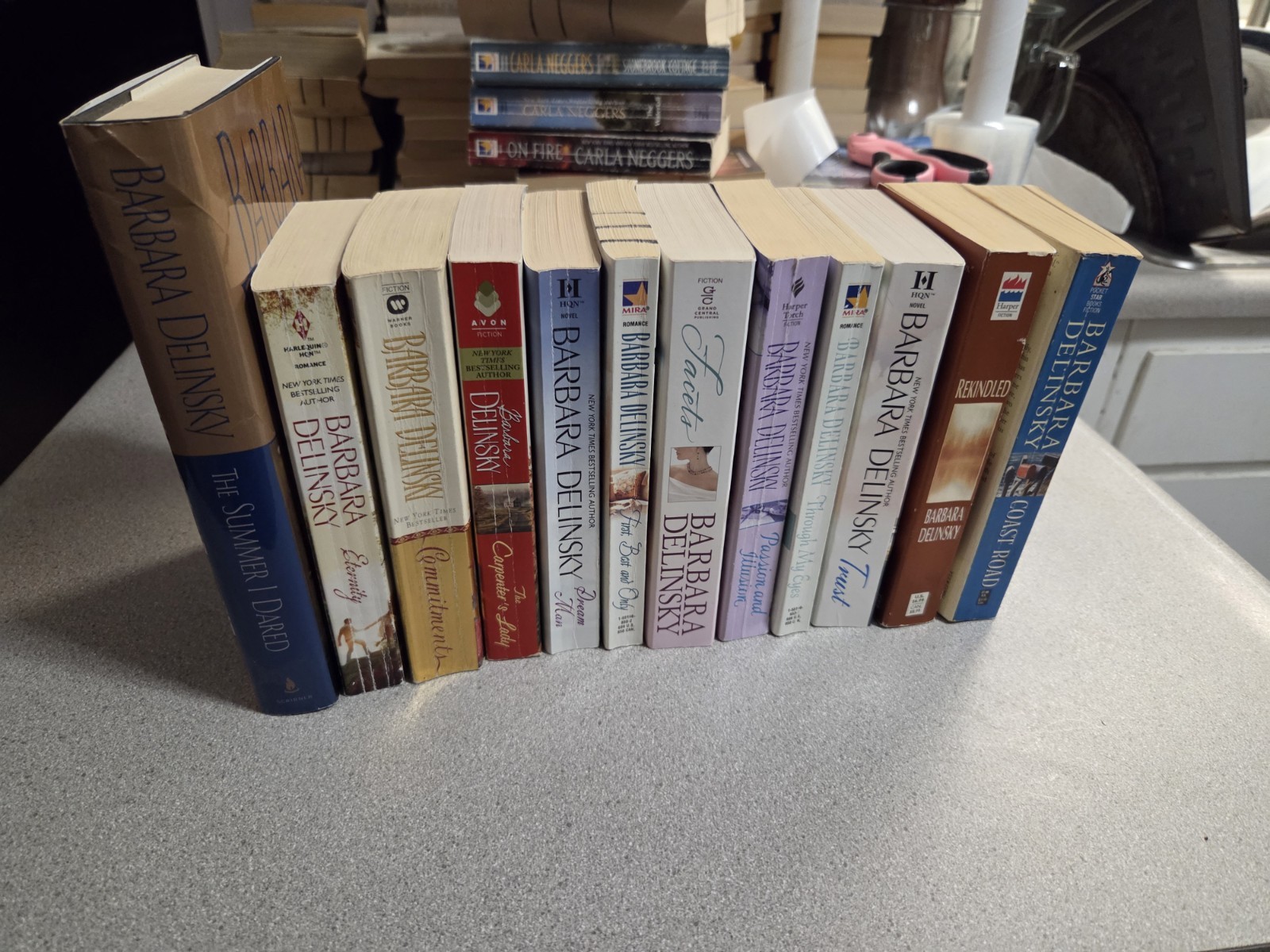 Barbara Delinsky Lot Of 12 Books. HC & PB. Romance Many 2-in-1 =16 Stories.