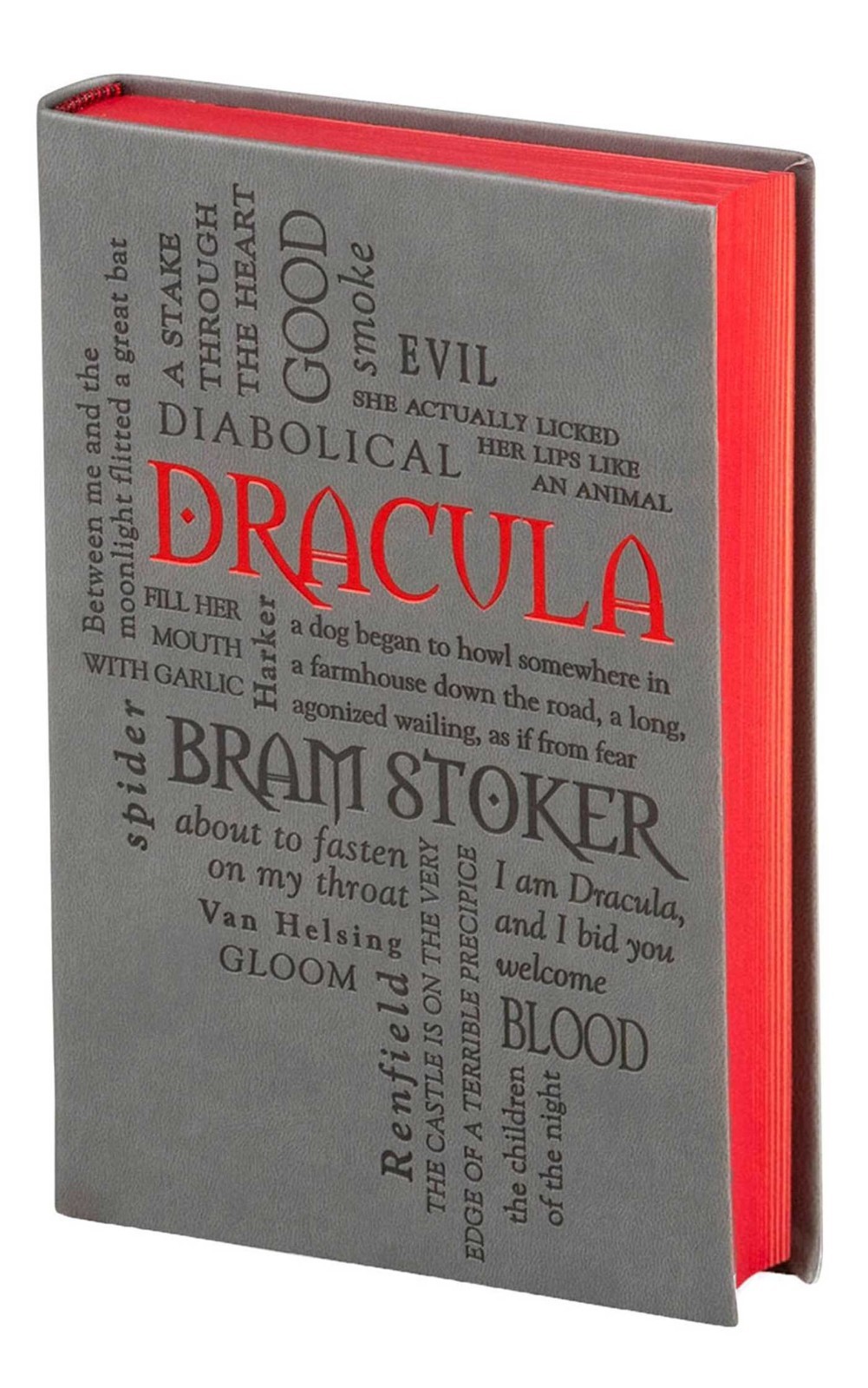 Dracula by Bram Stoker Flexi Bound Faux Leather Cover – Colorful Sprayed Edges