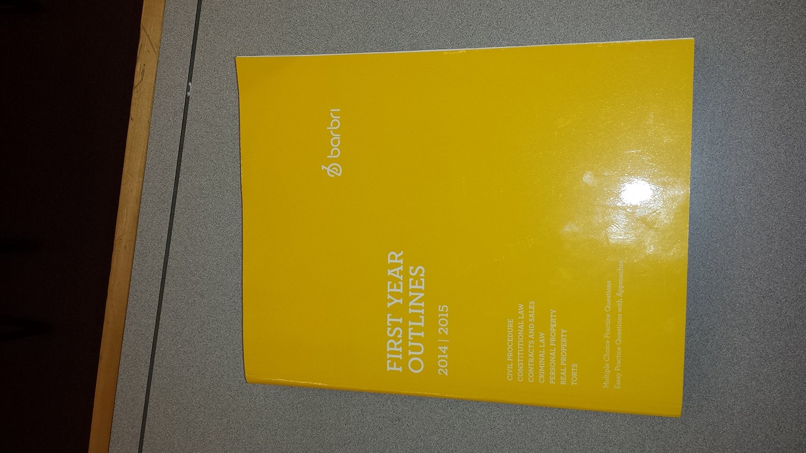 Barbri First Year Outlines 2013/2014 Bar Review