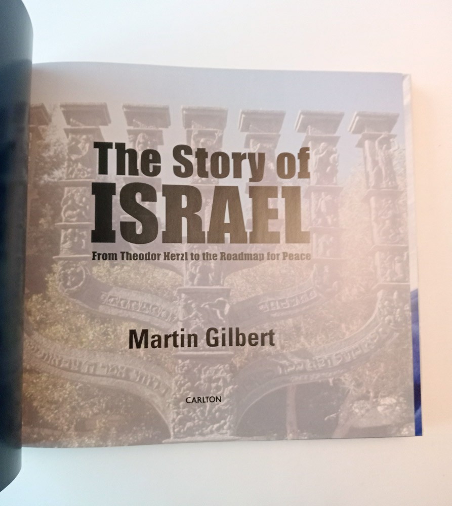 The Story of ISRAEL 60yrs Special Edition by Martin Gilbert Hardcover +Slip Case