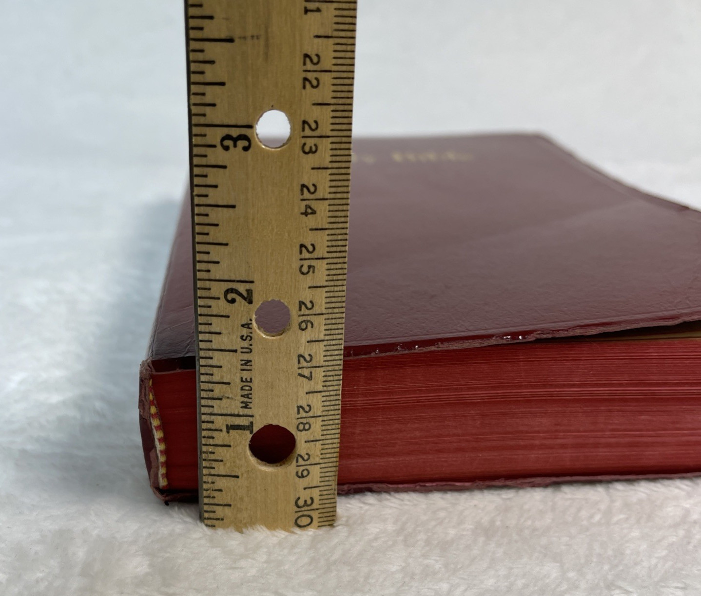 Holy Bible NKJV Red Regency Edition Words of Christ in Red Concordance 412R