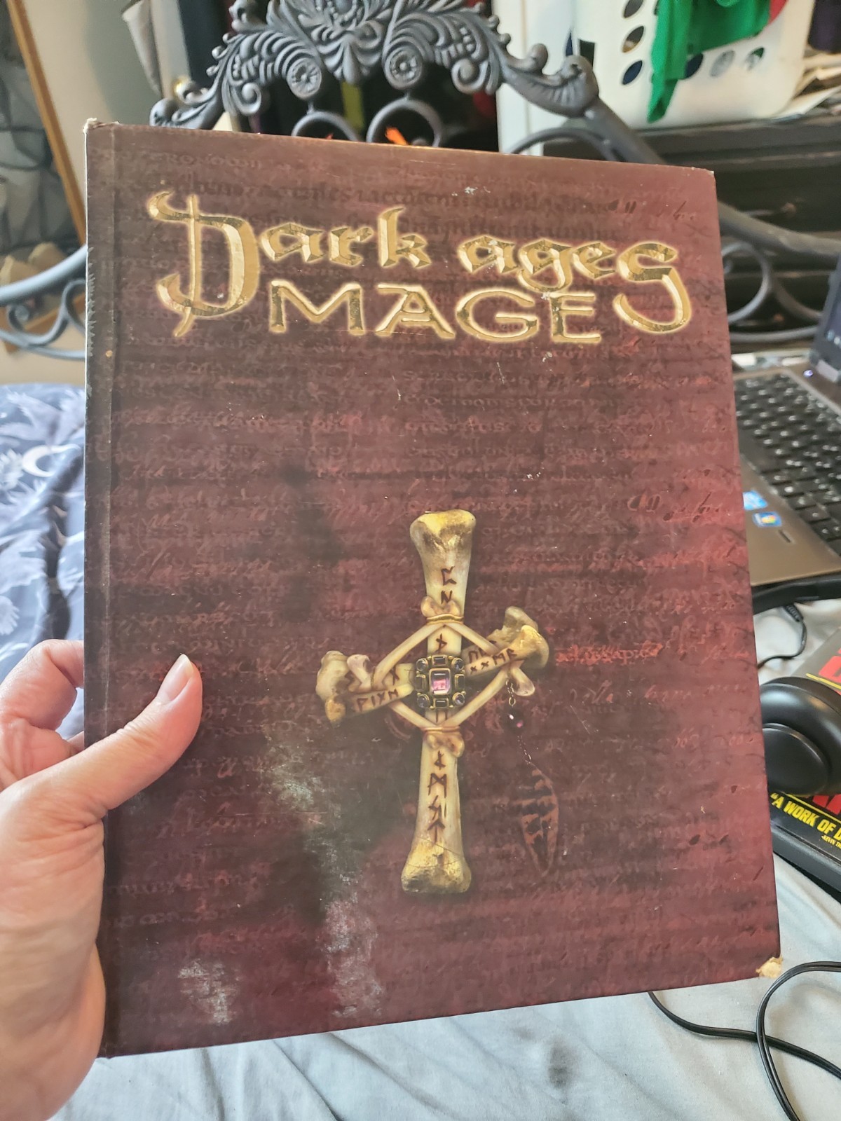 Dark Ages Mage FIRST PRINTING HARDCOVER VG INC 2 FREE DVDS!