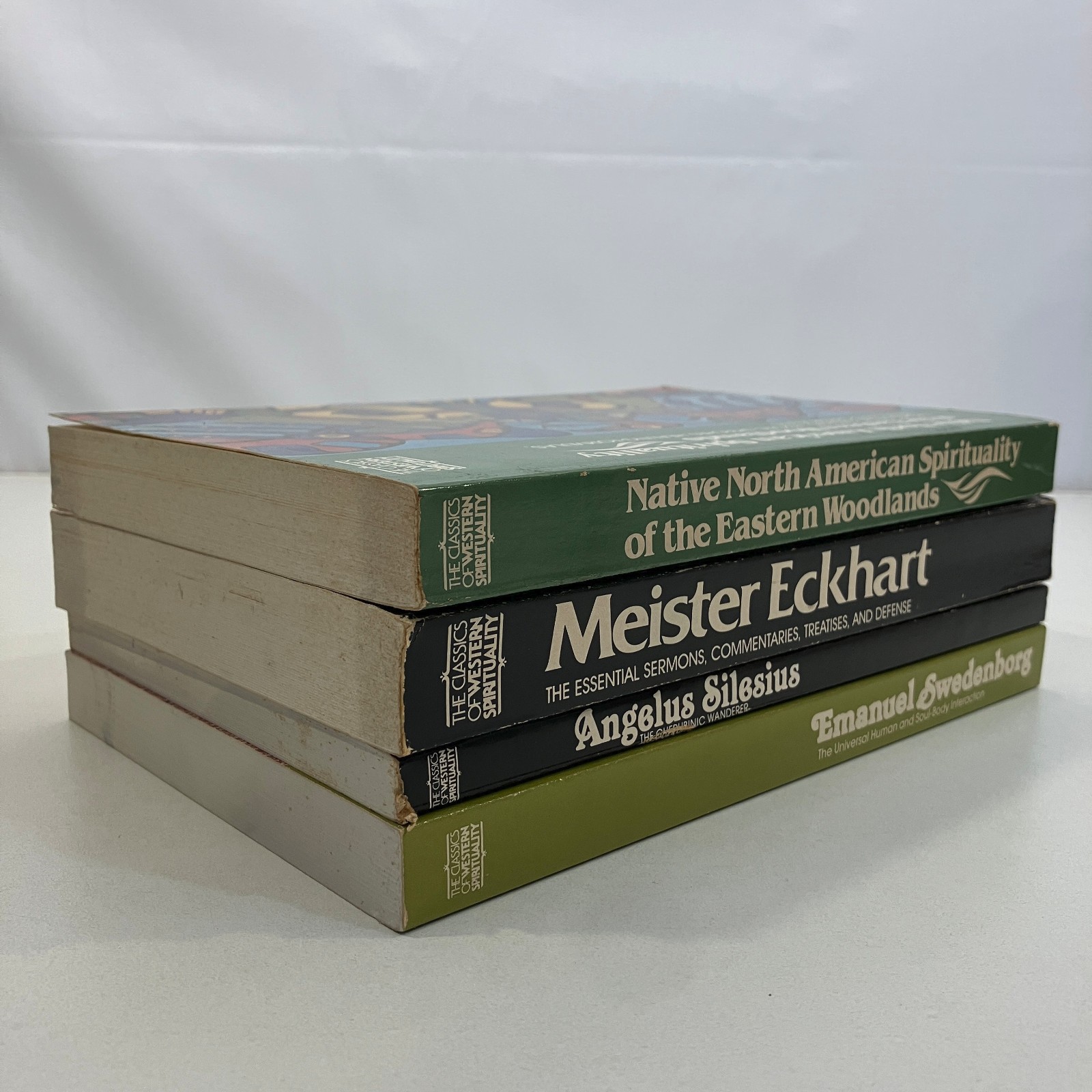 4 Classics of Western Spirituality Series Lot Meister Eckhart Emanuel Swedenborg