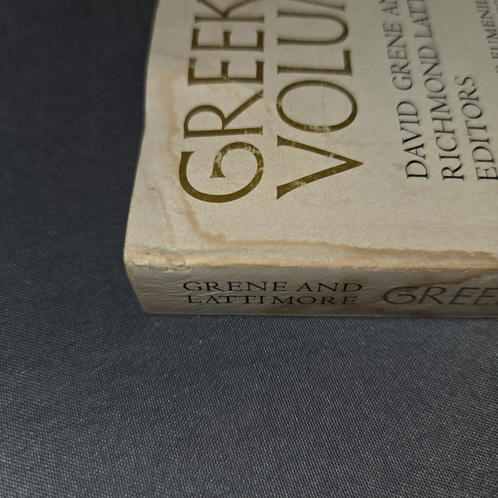 LOT OF 3 GREEK TRAGEDIES Volumes 1, 2, 3 David Grene +Richmond Lattimore SC 1960
