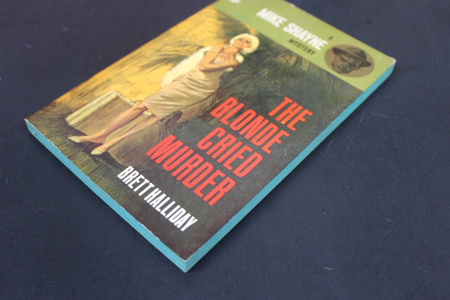 The Blonde Cried Murder Brett Halliday 1963 Mike Shayne Mystery Dell Pulp PB