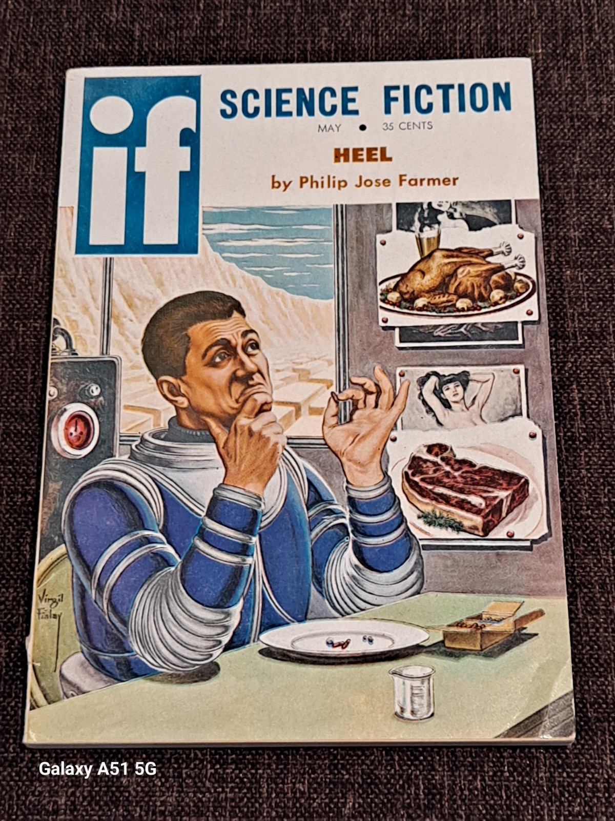 Philip Jose Farmer Heel in IF Science Fiction May 1960 very fine